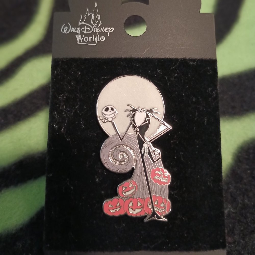 NWT🎃Nightmare Before Christmas Jack swirl pumpkin patch trading pin